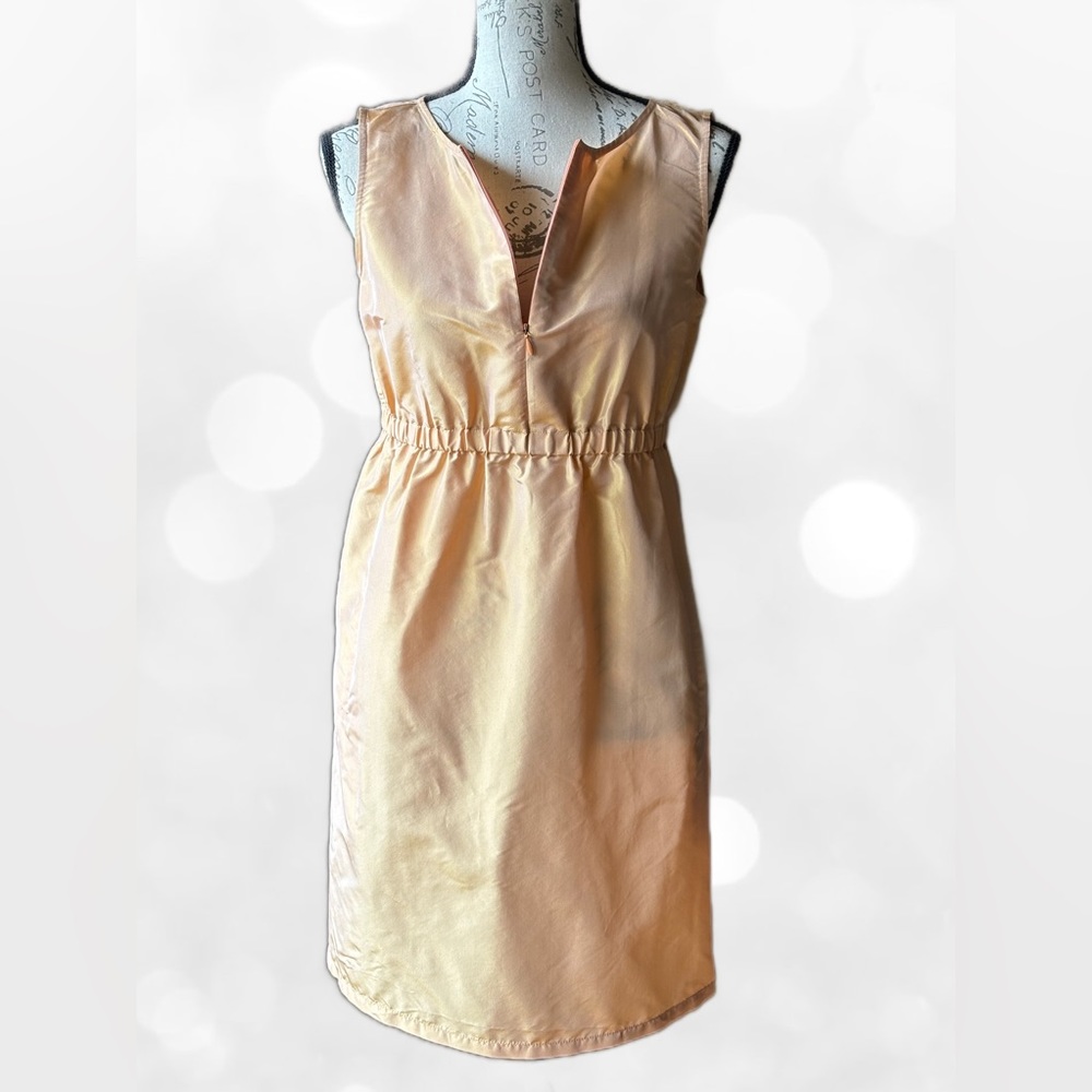 OSCAR de la Renta Silk-Taffeta Blend Vintage Cocktail Dress, Like New US6/EU42